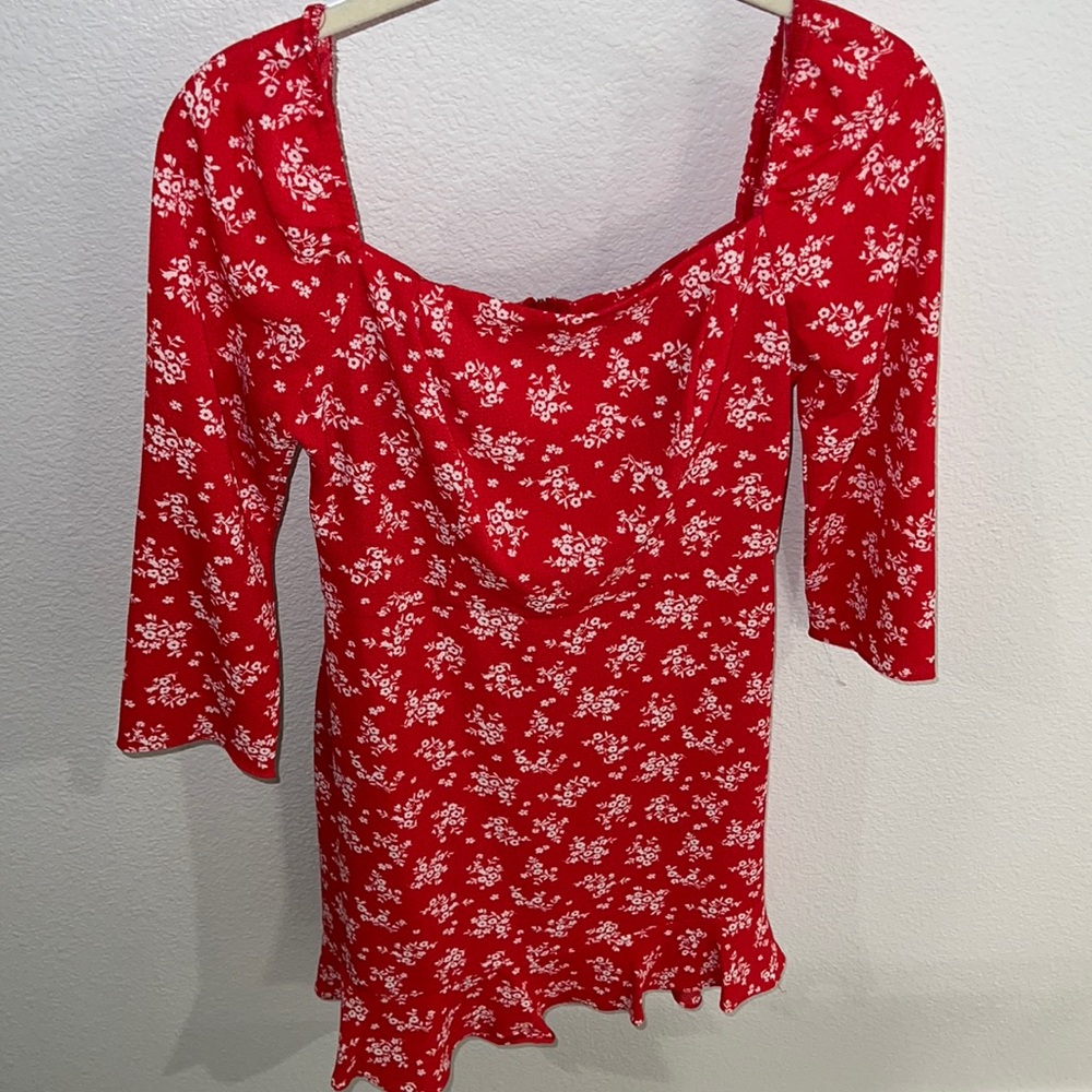 B. Darlin Red Floral Dress